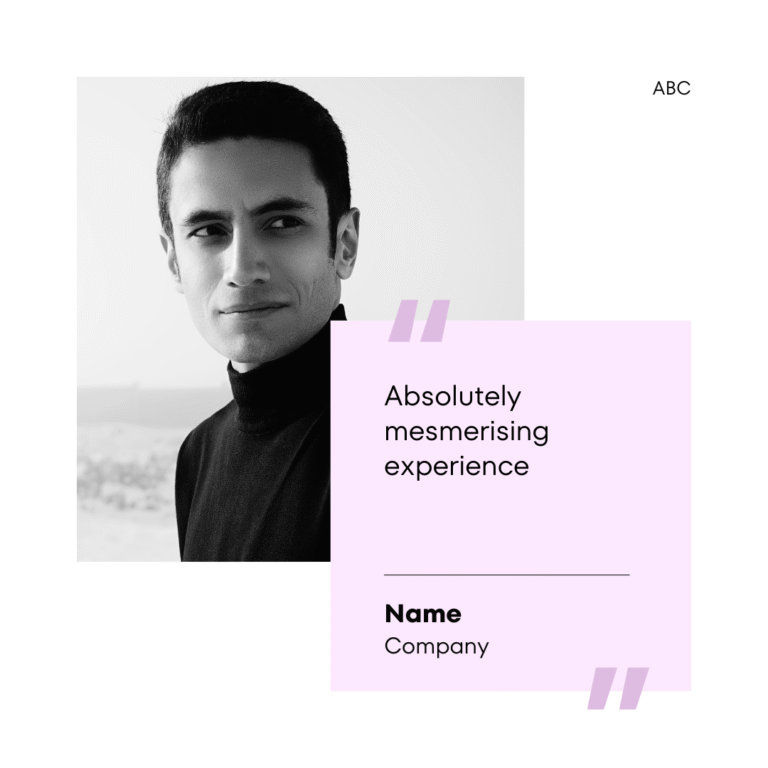 White Minimal Testimonial Instagram Post